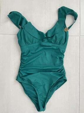 Nip Tuck Swim One Piece Swimsuit Eva Ruffled Ruched